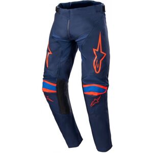 Pantalón Alpinestars Infantil Racer Narin Night Navy Hot Naranja  3741823-7141