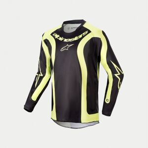 Camiseta Alpinestars Infantil Racer Lurv Negro Amarillo Fluor  3773924-168