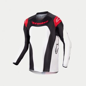 Camiseta Alpinestars Infantil Racer Ocuri Rojo Blanco Negro  3777024-3111