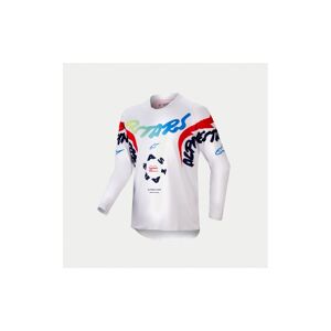 Camiseta Alpinestars Infantil Racer Hana Blanco Multicolor  3778324-258