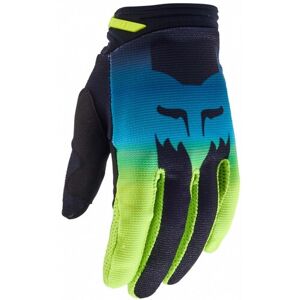 Guantes Fox Infantil Girls 180 Flora Negro Amarillo  31393-019