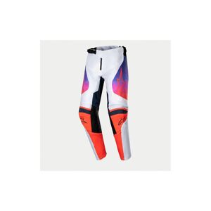 Pantalón Alpinestars Infantil Racer Hoen Gris Naranja Negro  3748224-924