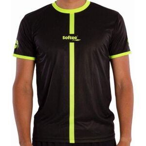 Camiseta Softee Tipex Negro Amarillo Fluor Junior -  -8a