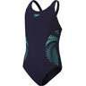 Speedo girls placement muscleback bañador natación niña Marino (7-8)