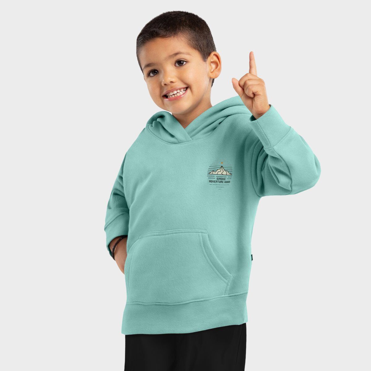 Sudadera amplia con capucha - Loose Fit - para Niños Siroko  Camp (11-12 (152 cm))