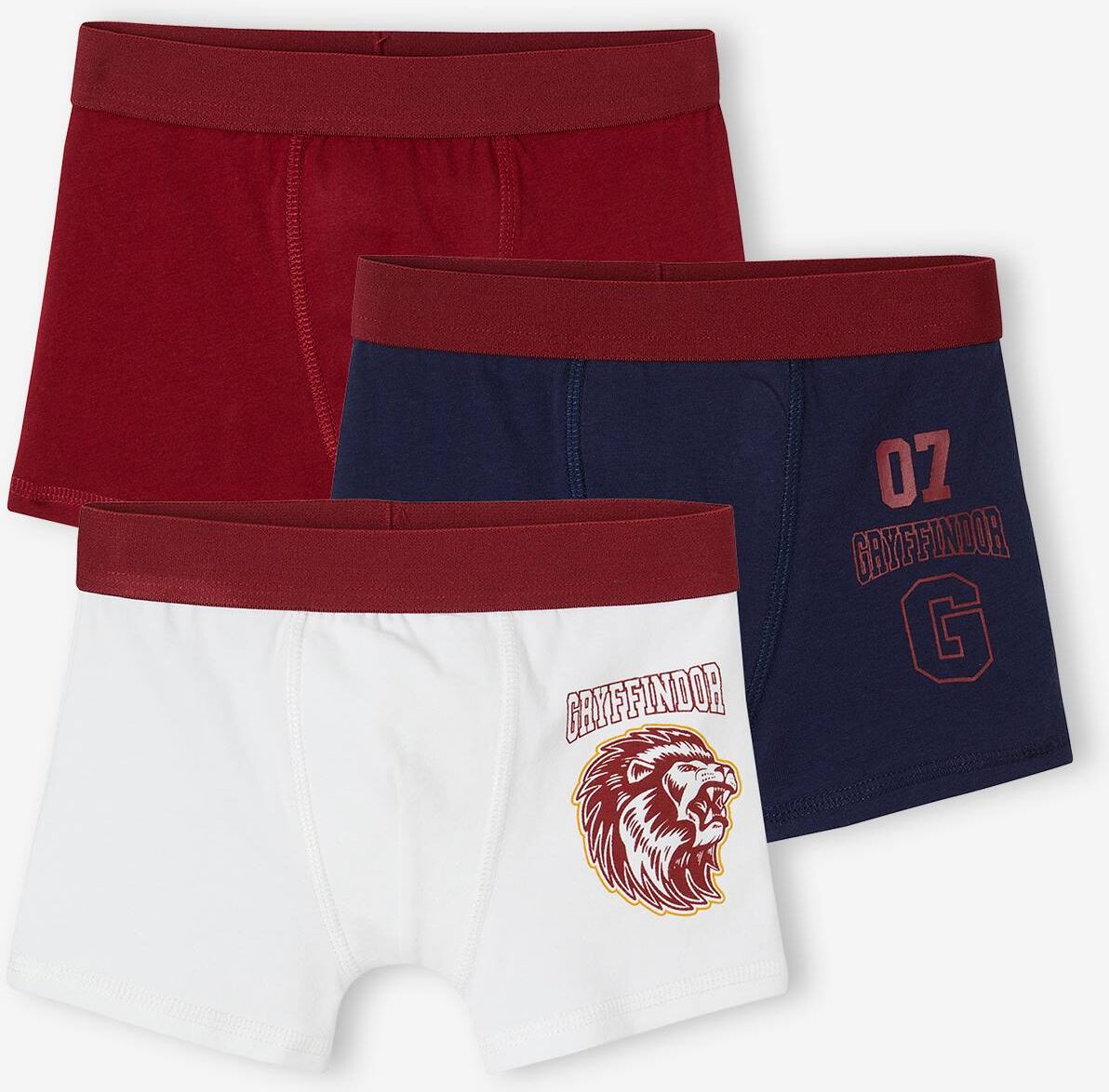 Pack Harry Potter® de 3 boxers burdeos