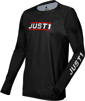 Just1 Camiseta de Cross  J-Flex Aria Niño Negro-Rojo