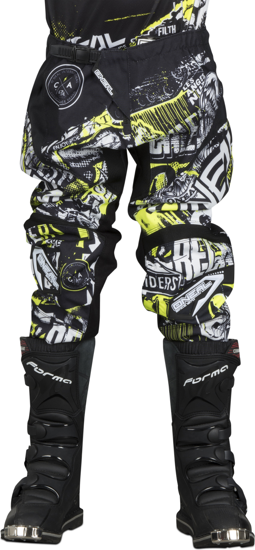 O'Neal Pantalones de Cross  Element Attack Niño Negro-HiVis