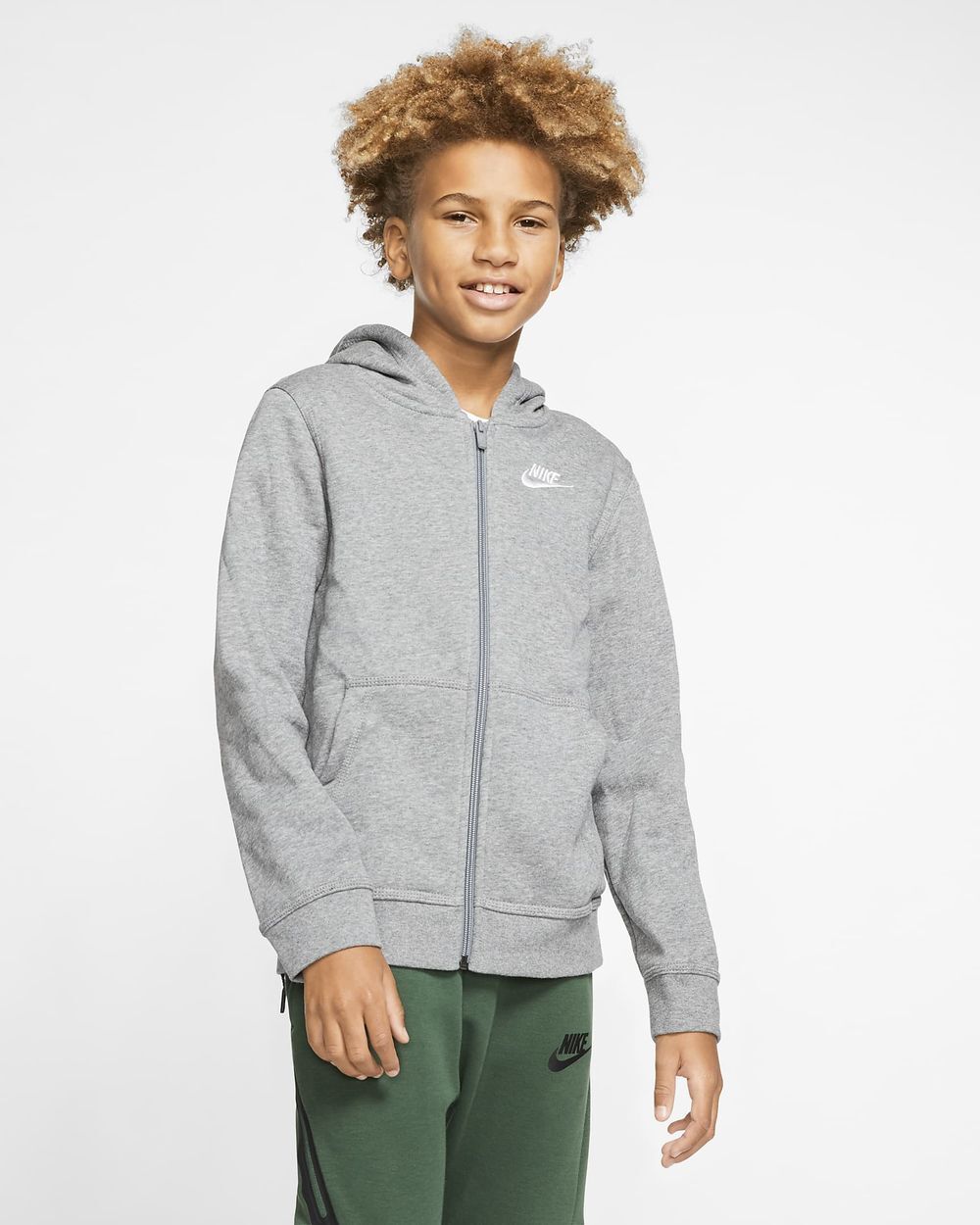 Sudadera con capucha Nike Sportswear Club Gris Niño - BV3699-091