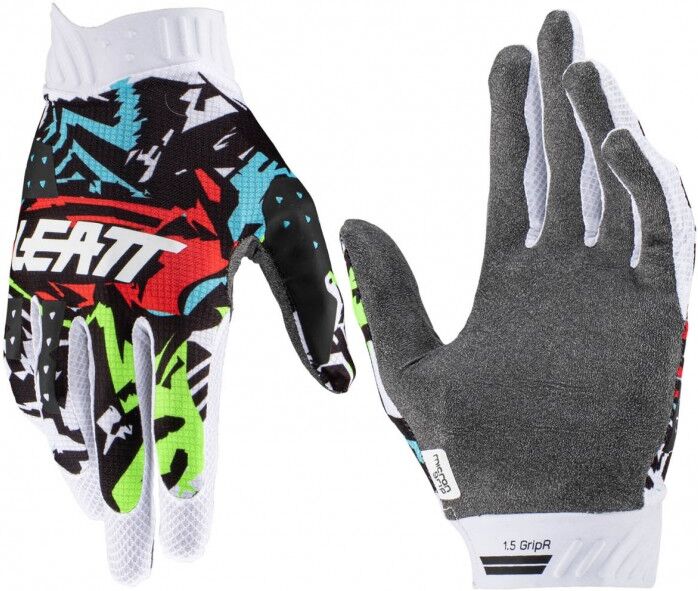 Guantes Leatt Infantil Moto 1.5 Zebra  LB6023041400