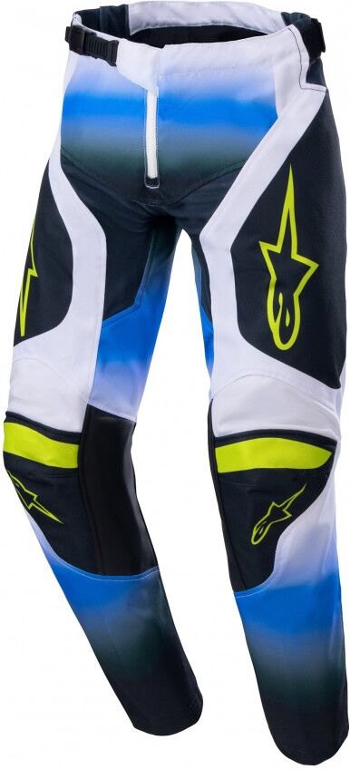 Pantalón Alpinestars Infantil Racer Push Nightlife Azul Blanco  3740823-9702