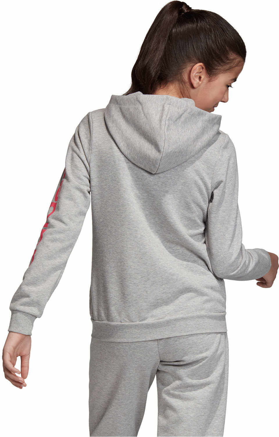 Adidas linear sudadera niña Gris (164)