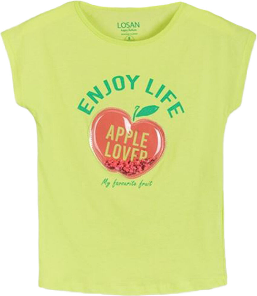 Losan apple camiseta manga corta niña Verde (8)