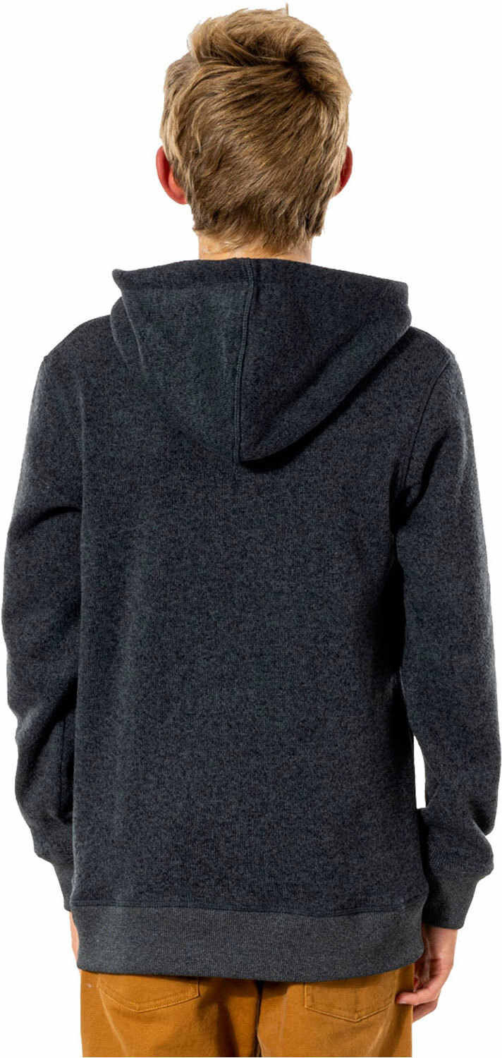 Rip Curl crescent hood sudadera niño Negro (12)