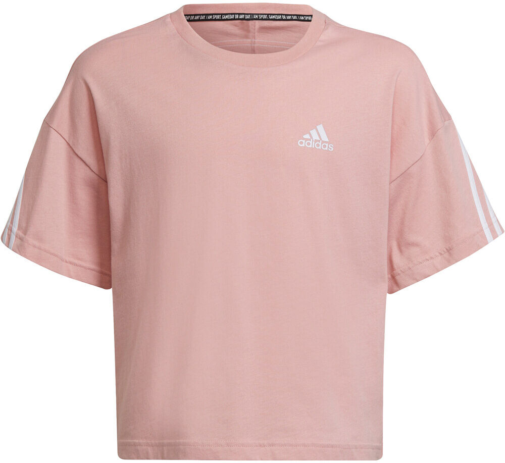 Adidas future icons sport loose 3 bandas camiseta manga corta niña Rosa (152)