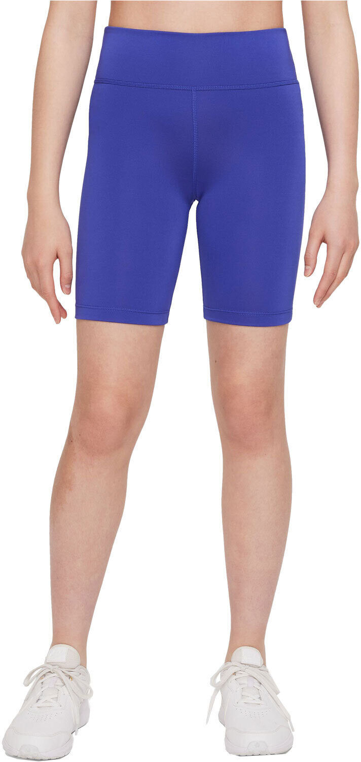 Nike nk df one bike short malla corta running niño Azul (M)