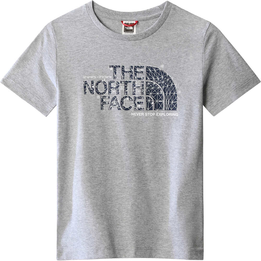 The North Face s/saphic camiseta montaña manga corta niño Gris (S)