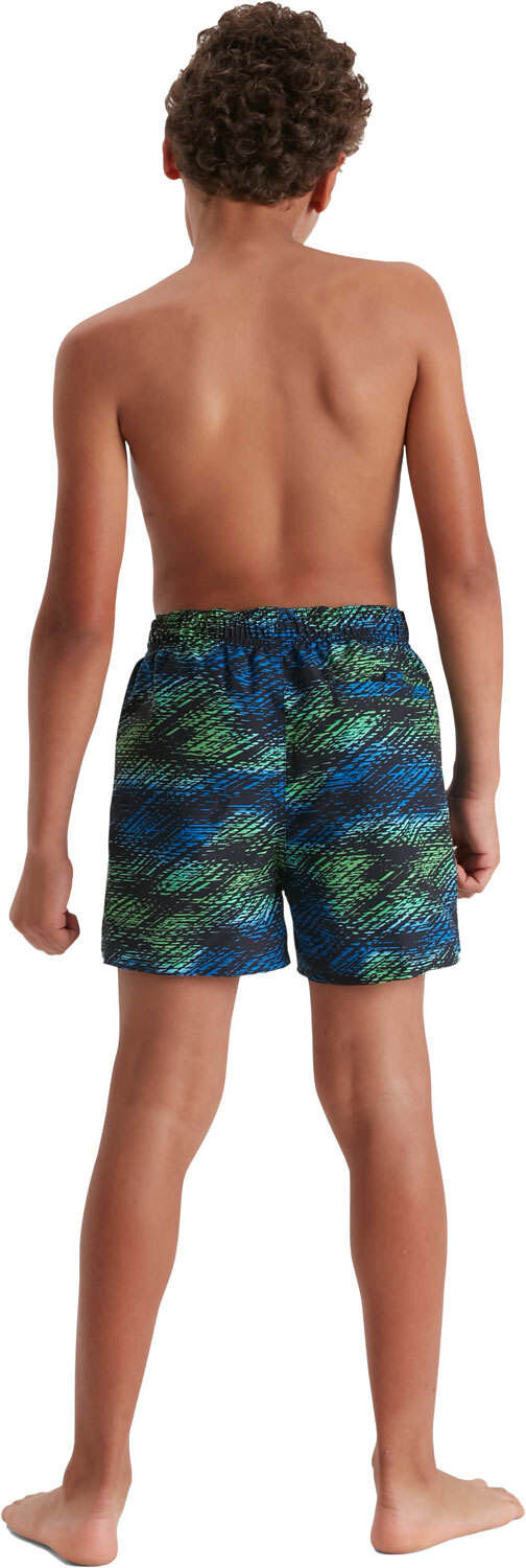 Speedo printed 13 watershort bañador playa niño Negro (M)