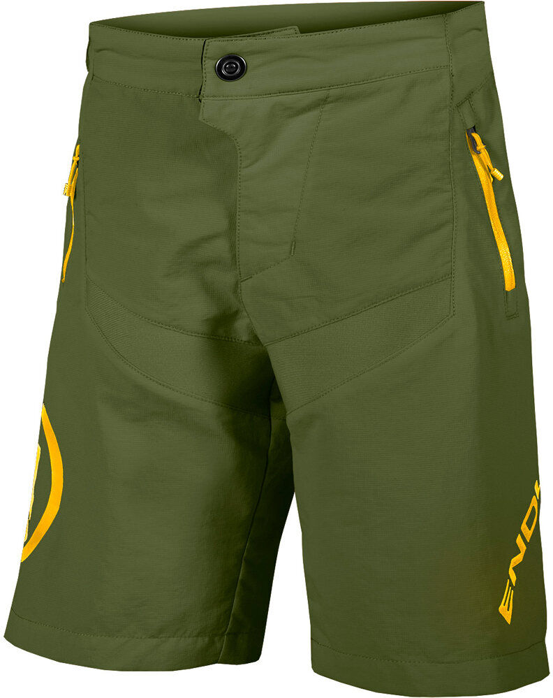 Endura short mt500jr con culote interior culotte corto niño Verde (7-8)