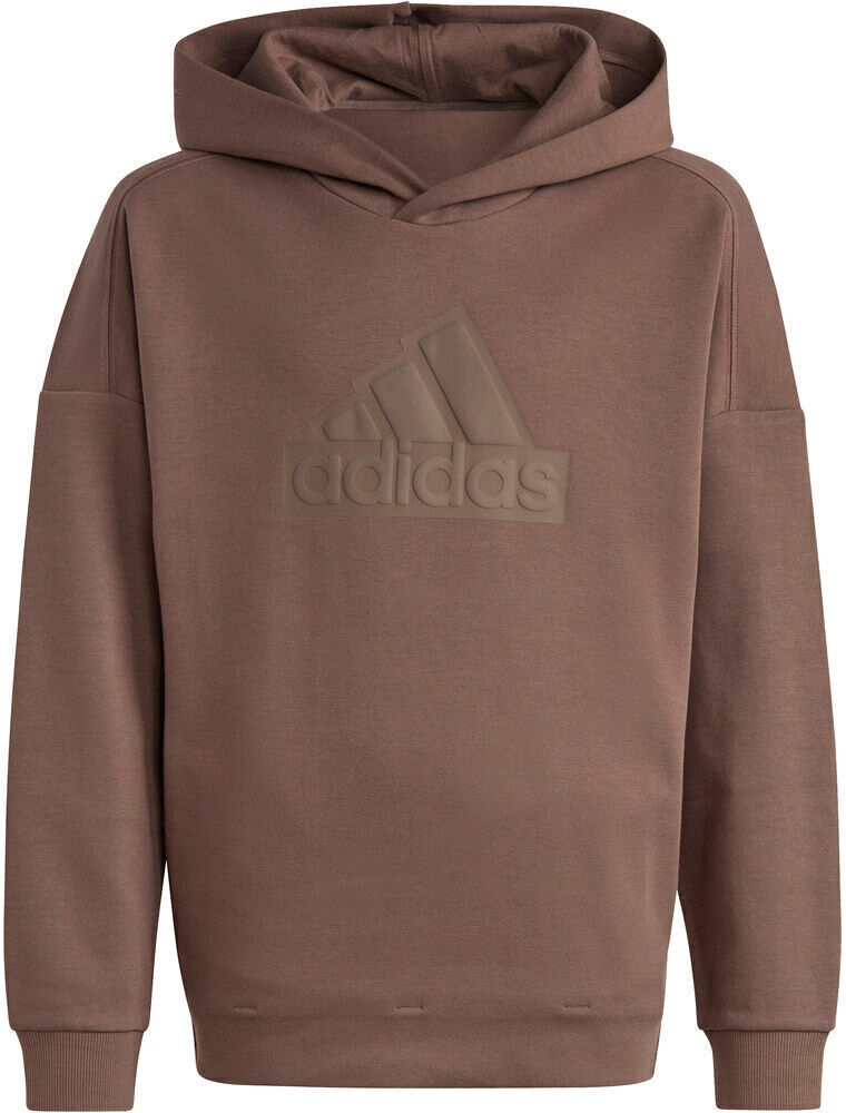 Adidas future icons logo sudadera niño Marron (140)