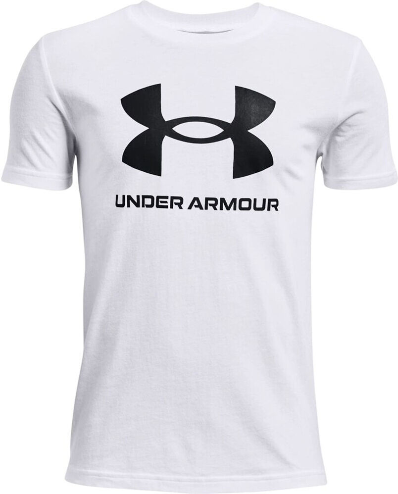 Under Armour sportstyle logo camiseta manga corta niño Blanco (M)