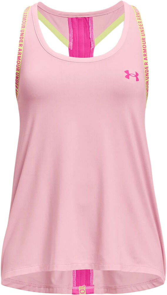 Under Armour knockout camisetas running niña Rosa (S)