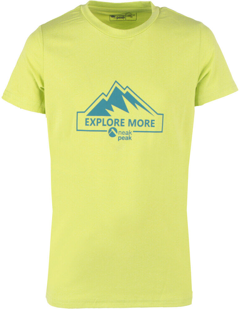 Neak Peak almos camiseta montaña manga corta niño Verde (10)