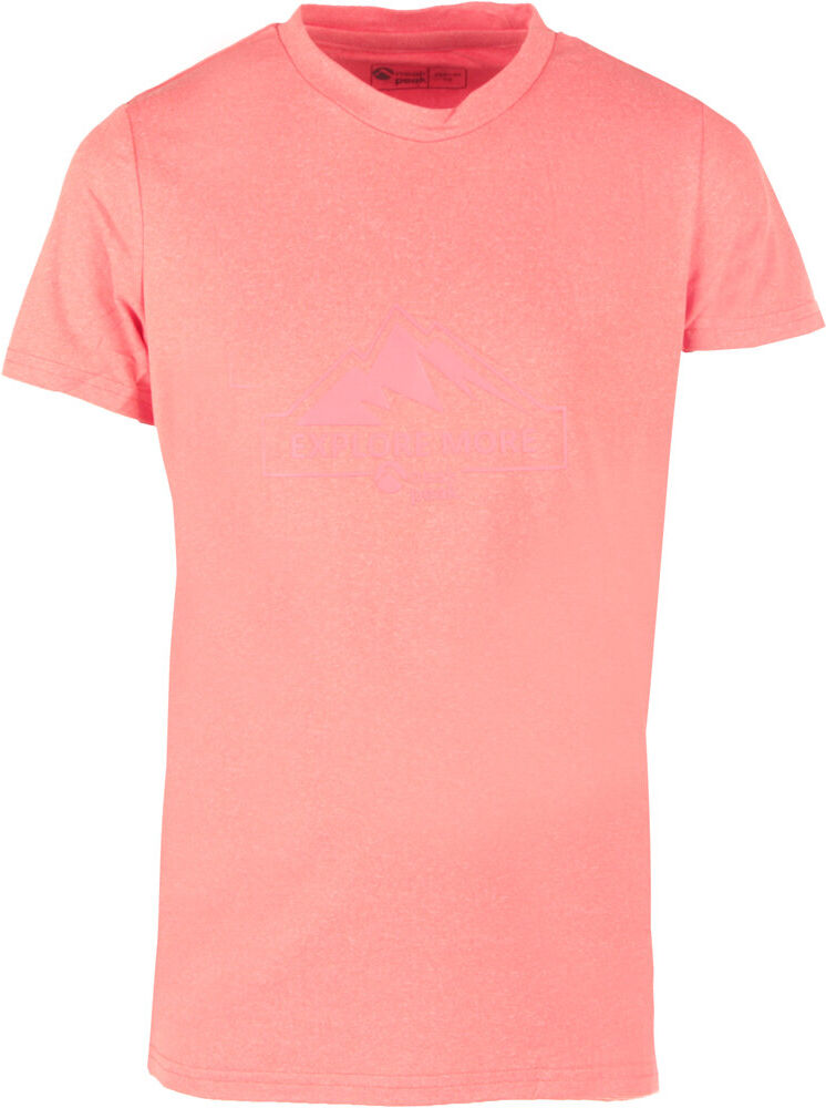 Neak Peak almose camiseta montaña manga corta niño Rosa (6)