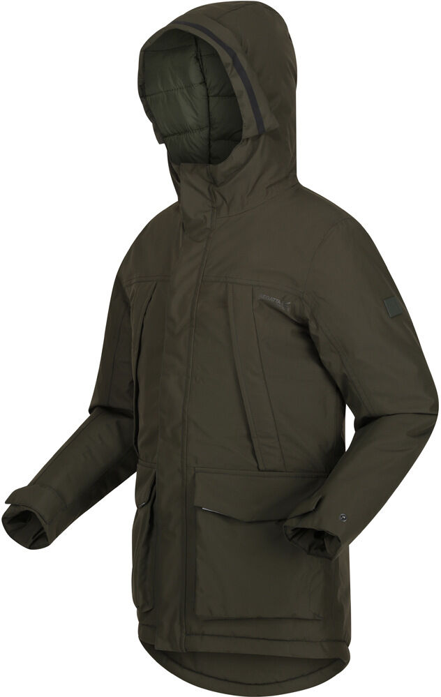 Regatta paddrick parka chaqueta impermeable niño Verde (11-12)