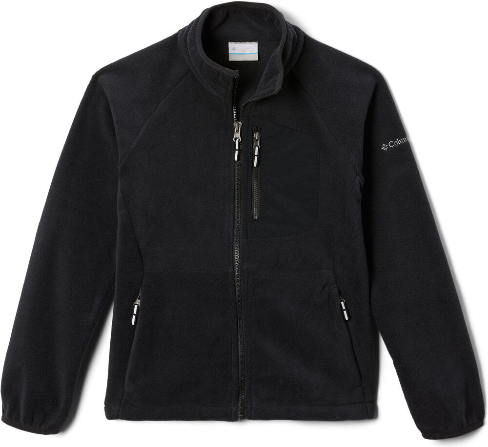 Columbia fast trek iii fleece full zip forro polar niño Negro (M)