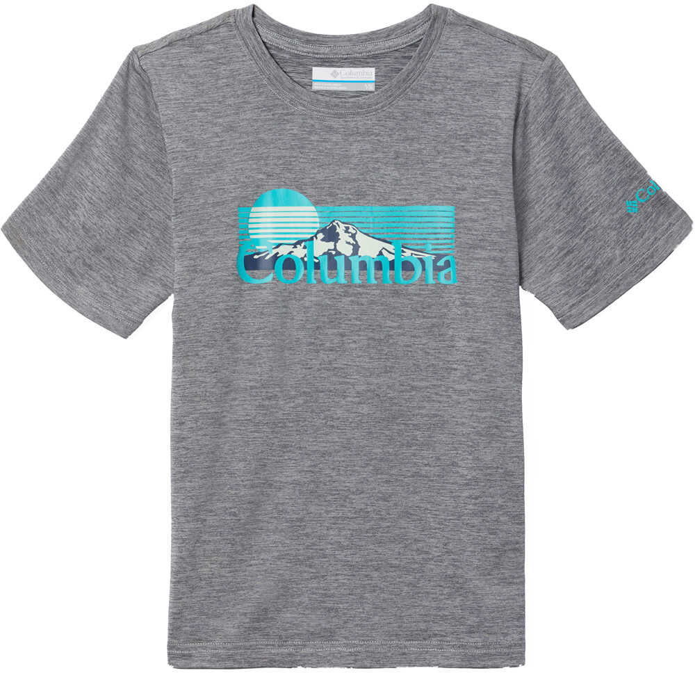 Columbia mount echo camiseta montaña manga corta niño Gris (L)