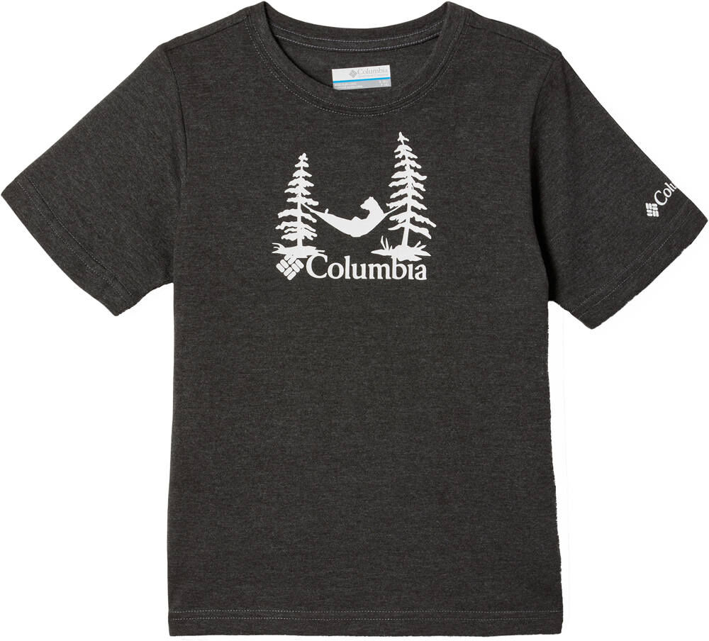 Columbia valley creek camiseta montaña manga corta niño Negro (S)