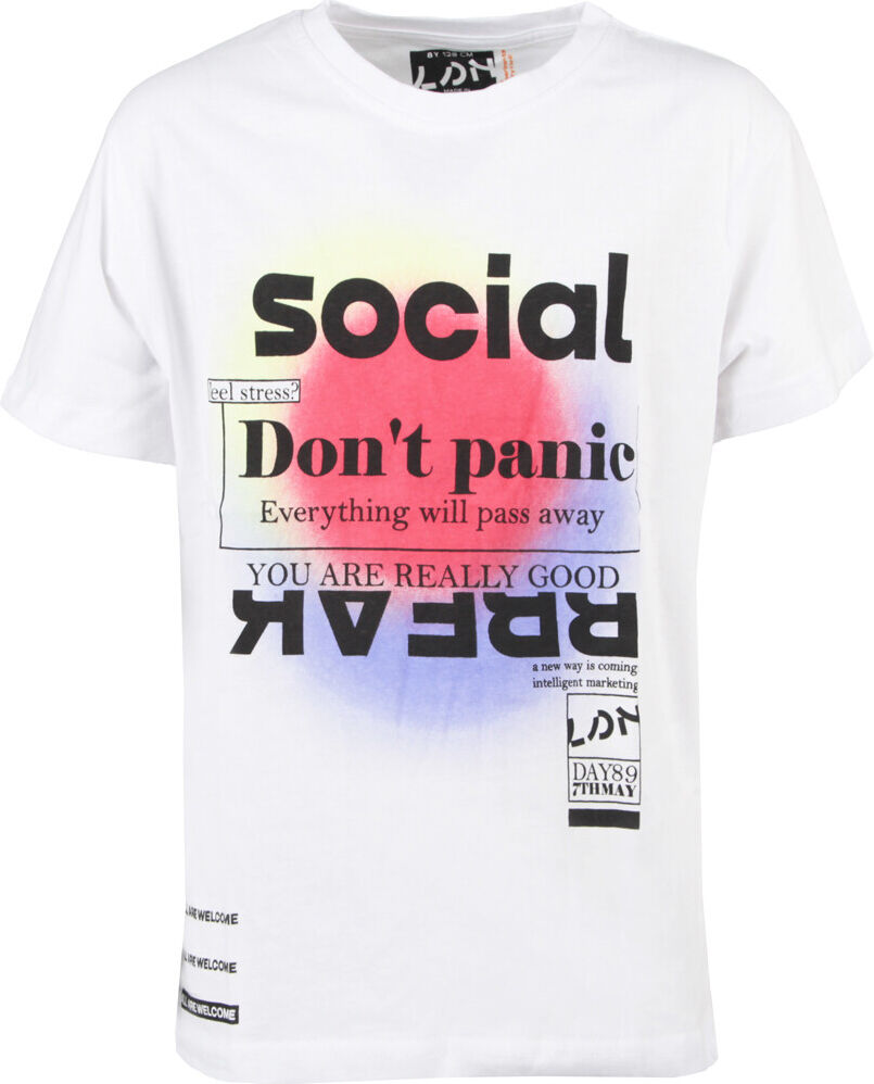 Losan social camiseta manga corta niño Blanco (8)