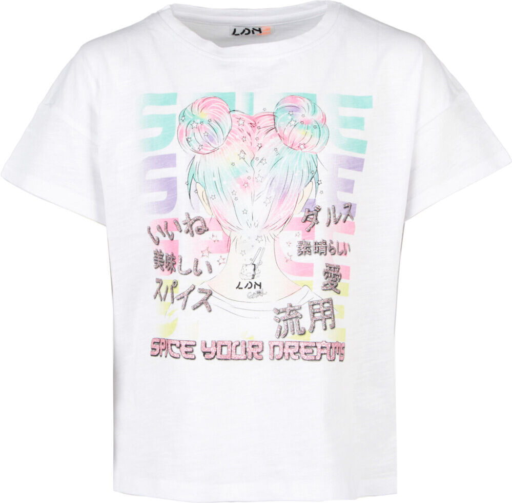 Losan spice camiseta manga corta niña Blanco (8)