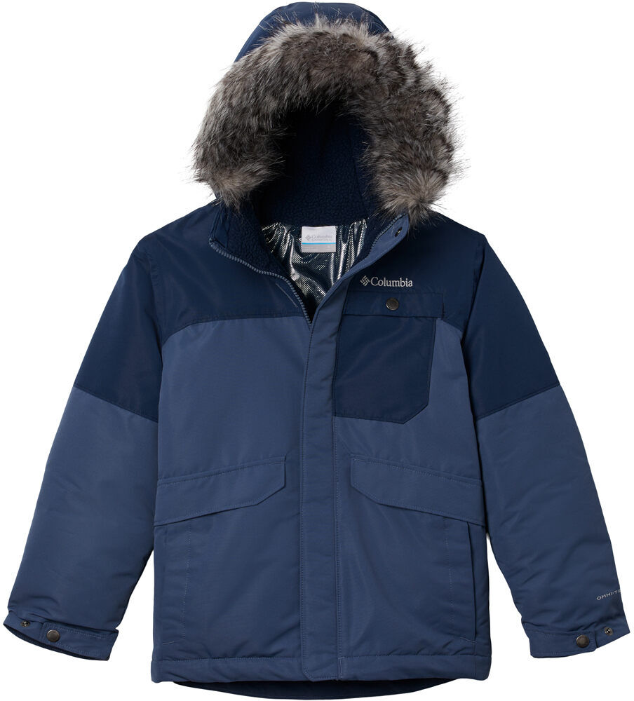 Columbia nordic strider chaqueta impermeable niño Azul (L)