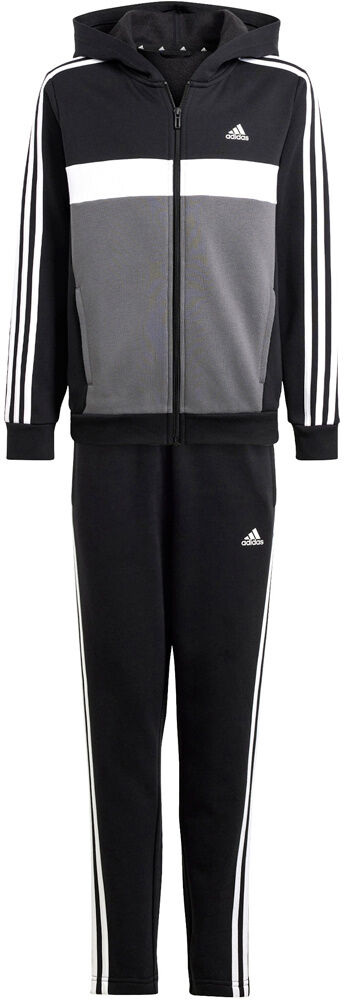 Adidas tiberio colorblock fleece 3 bandas chándal niño Negro (128)