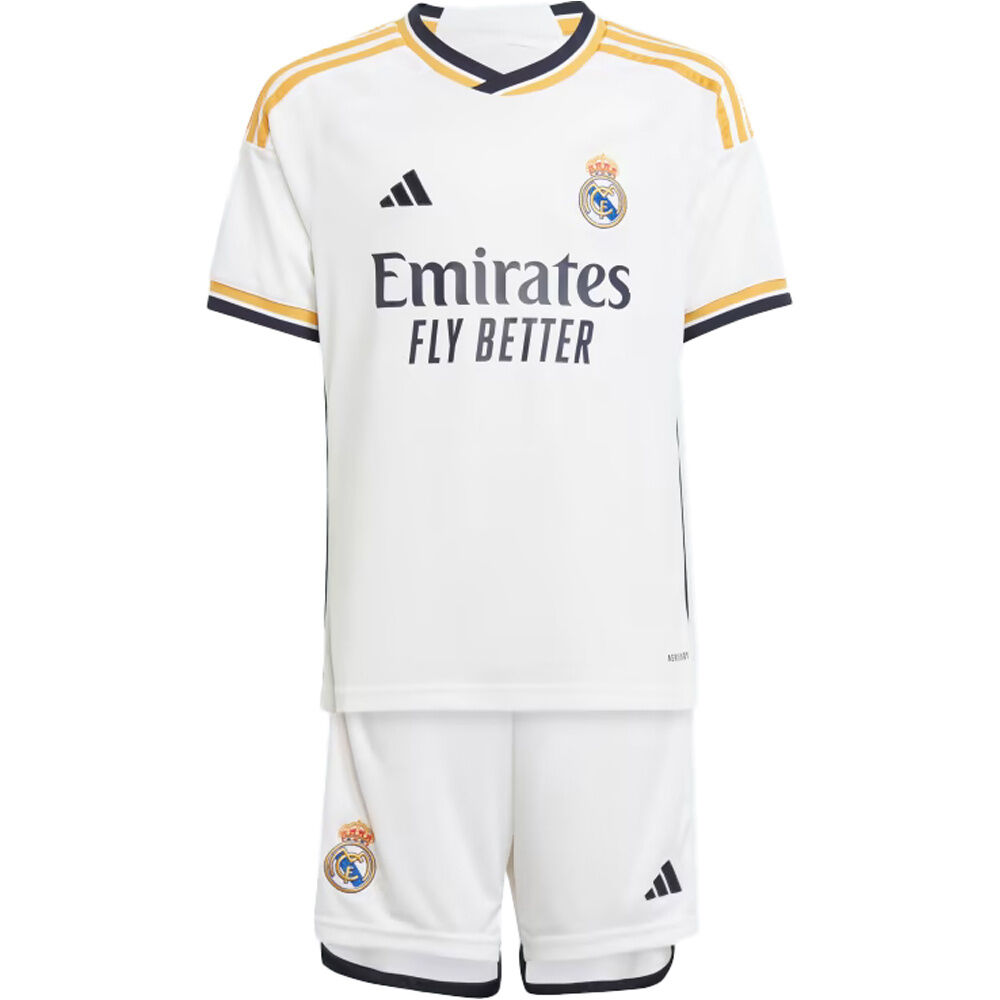 Adidas real madrid 23/24 primera equipacion equipación fútbol niño  (164)