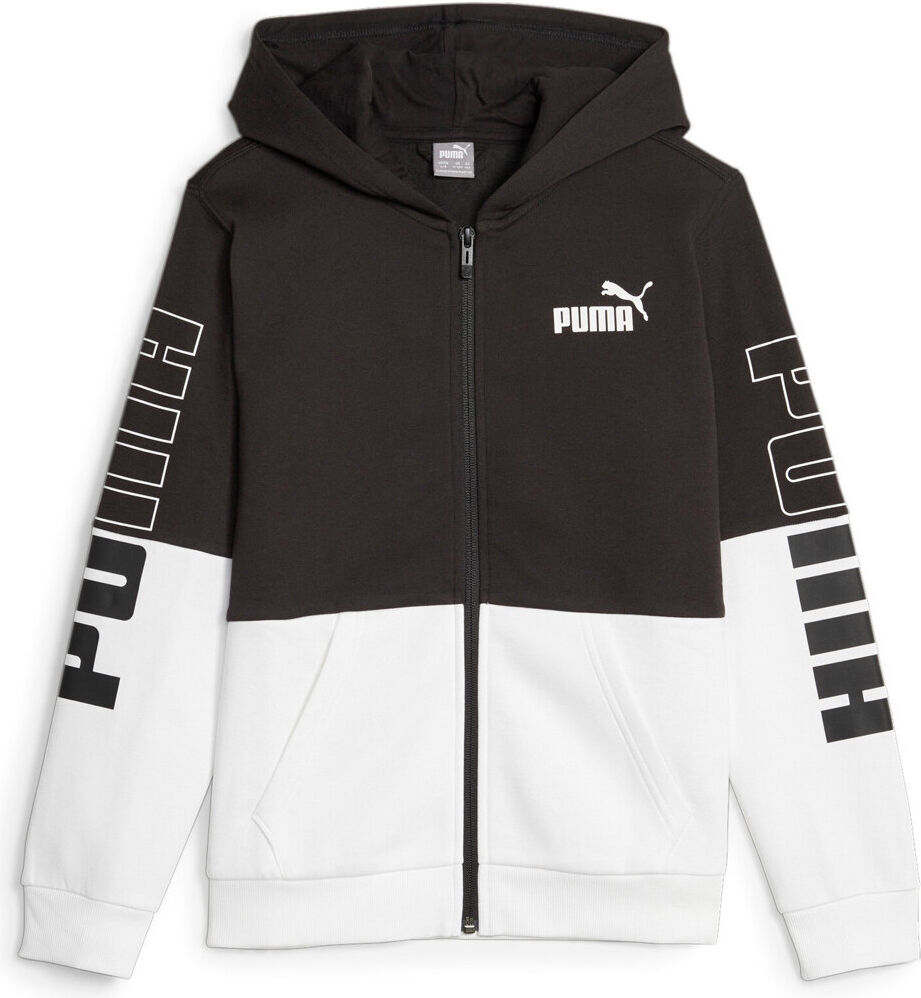 Puma power colorblock sudadera niño Negro (128)