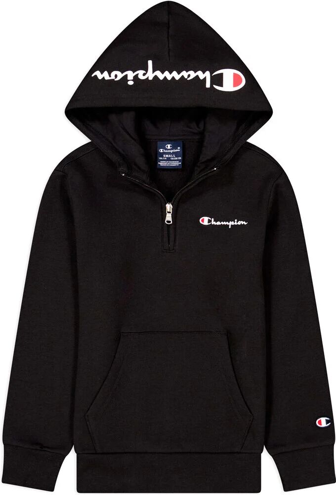 Champion half zip sudadera niño Negro (XL)