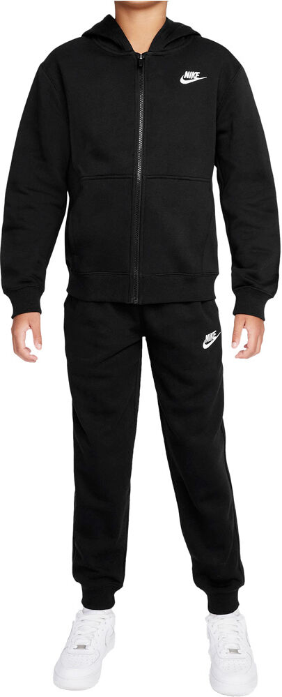 Nike sportswear club flece chándal niño Negro (M)