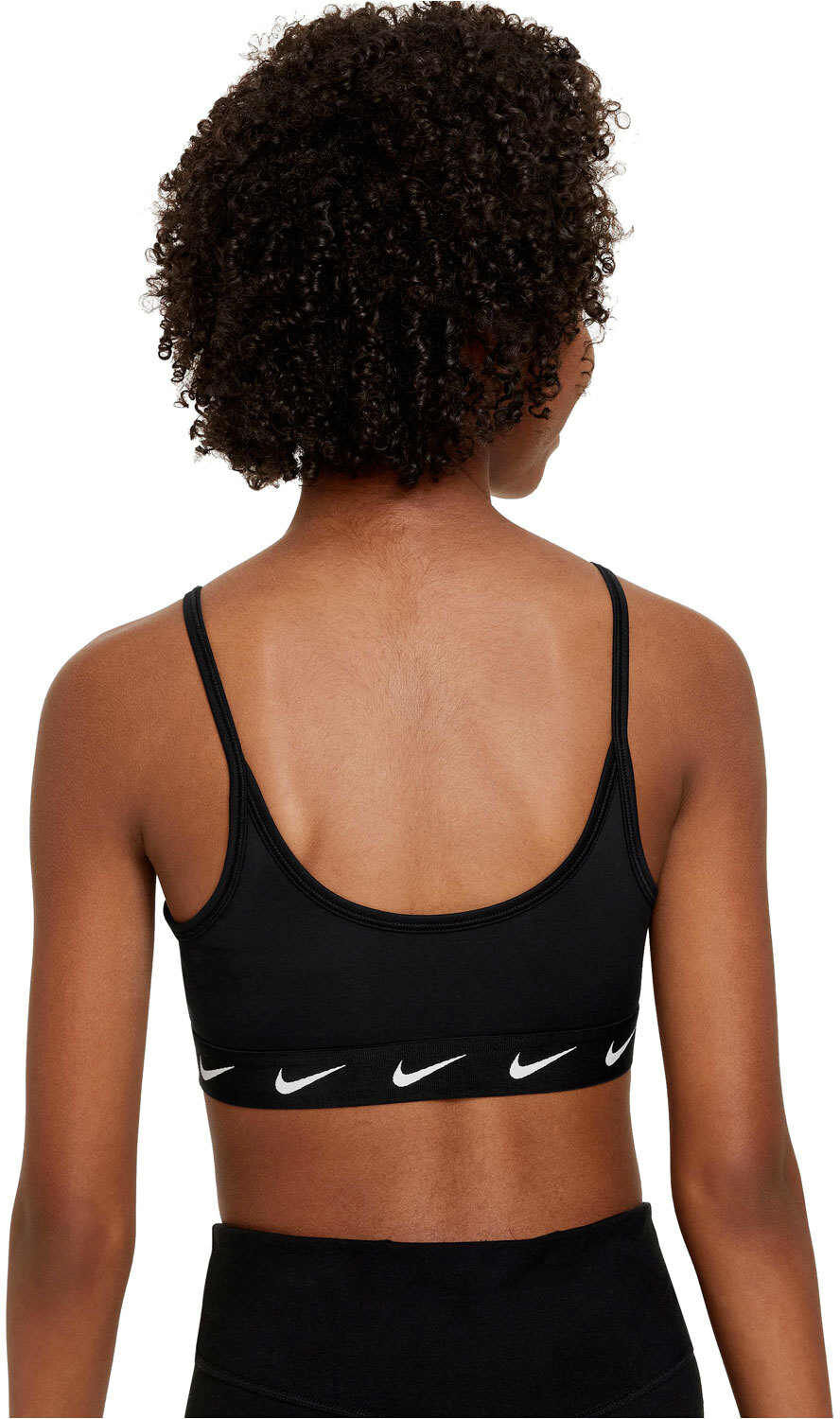 Nike dri-fit one top body running niño Negro (L)