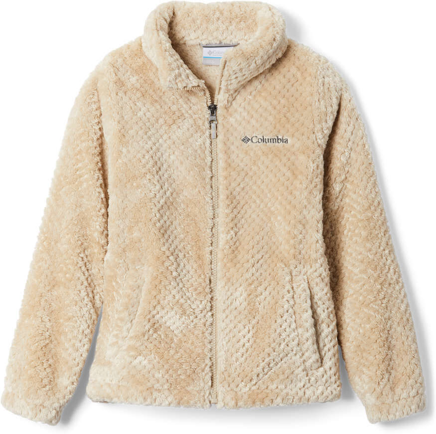 Columbia fire side sherpa full zip forro polar niño Marron