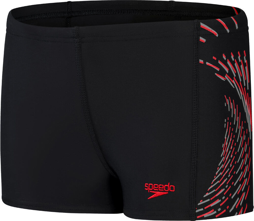 Speedo plastisol placement aquashort bañador natación niño Negro (5-6)