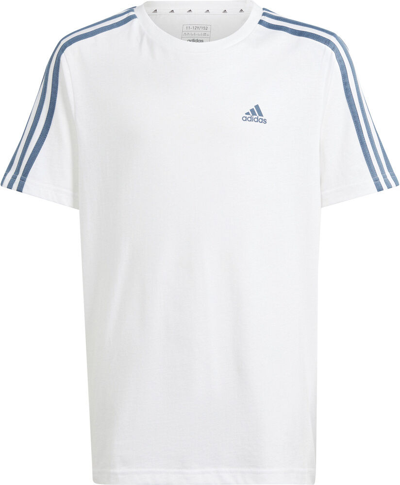 Adidas 3 stripes camiseta manga corta niña Blanco (140)