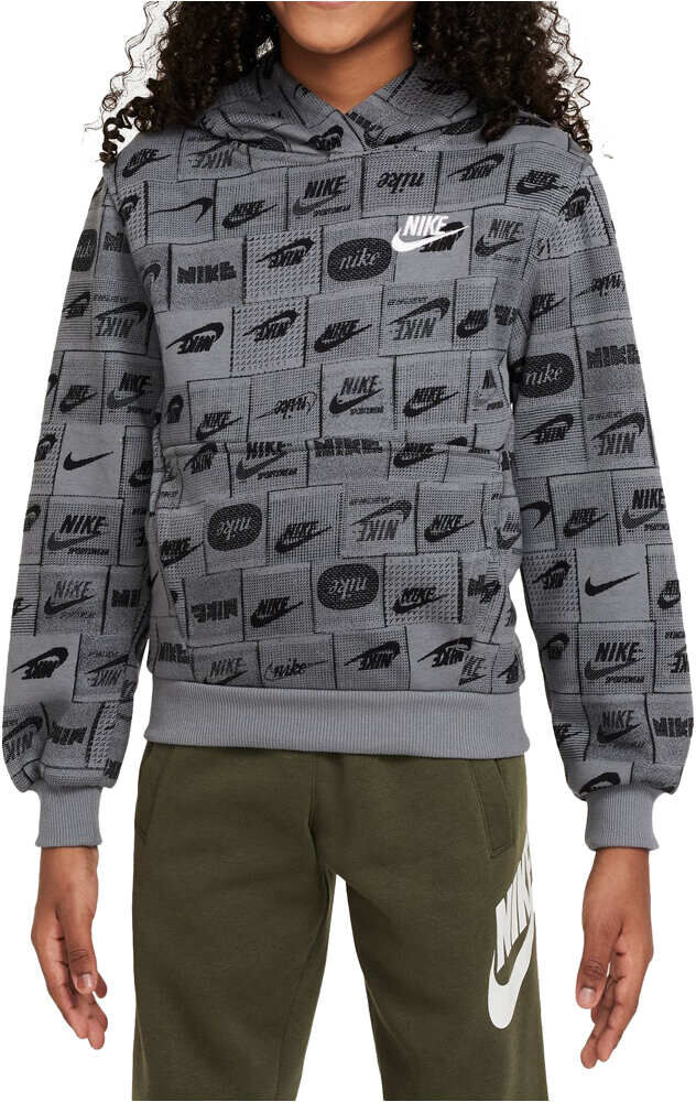 Nike sportswear club sudadera niño Gris (S)