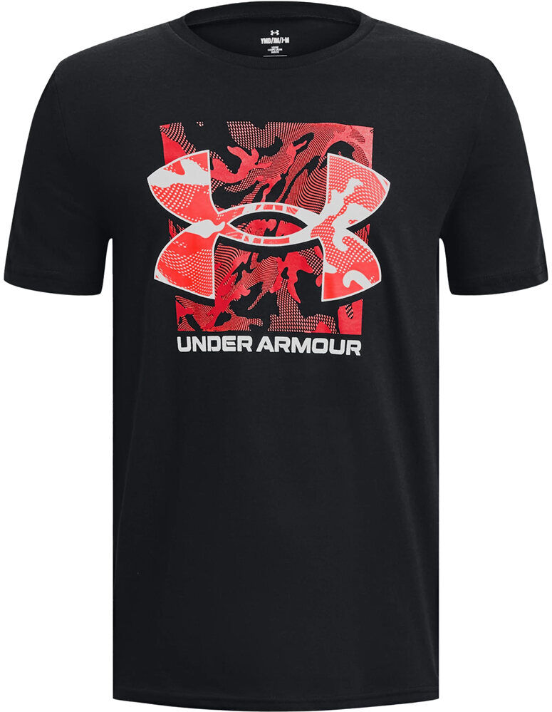 Under Armour box logo camiseta manga corta niño Negro (M)