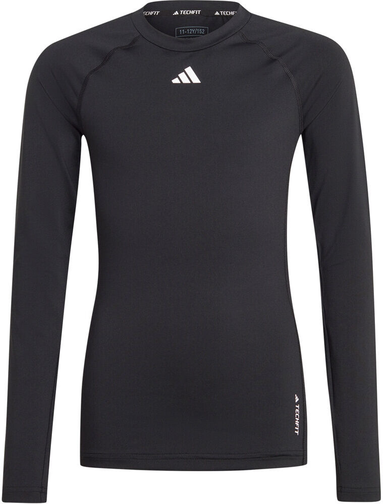 Adidas aeroready techfit camiseta manga larga niño Negro (S)