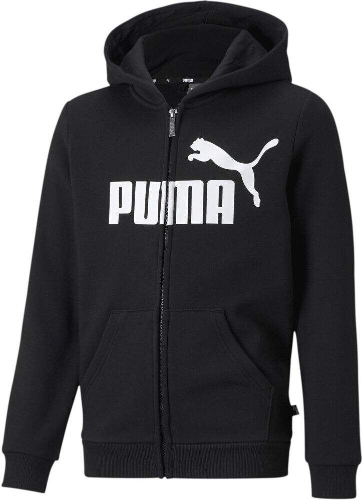 Puma ess big logo fz hood sudadera niña Negro (164)