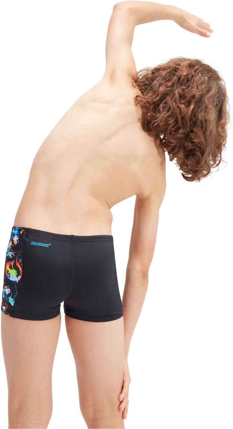 Speedo digital panel aquashort bañador natación niño Negro (5-6)