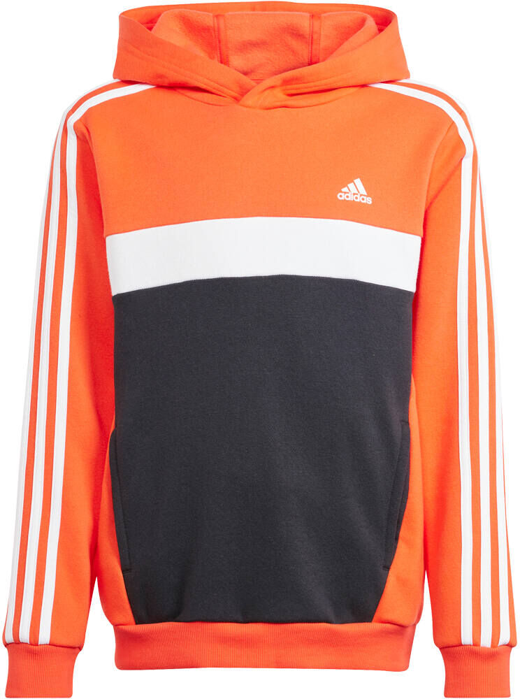 Adidas 3 stripes sudadera niño Rojo (140)